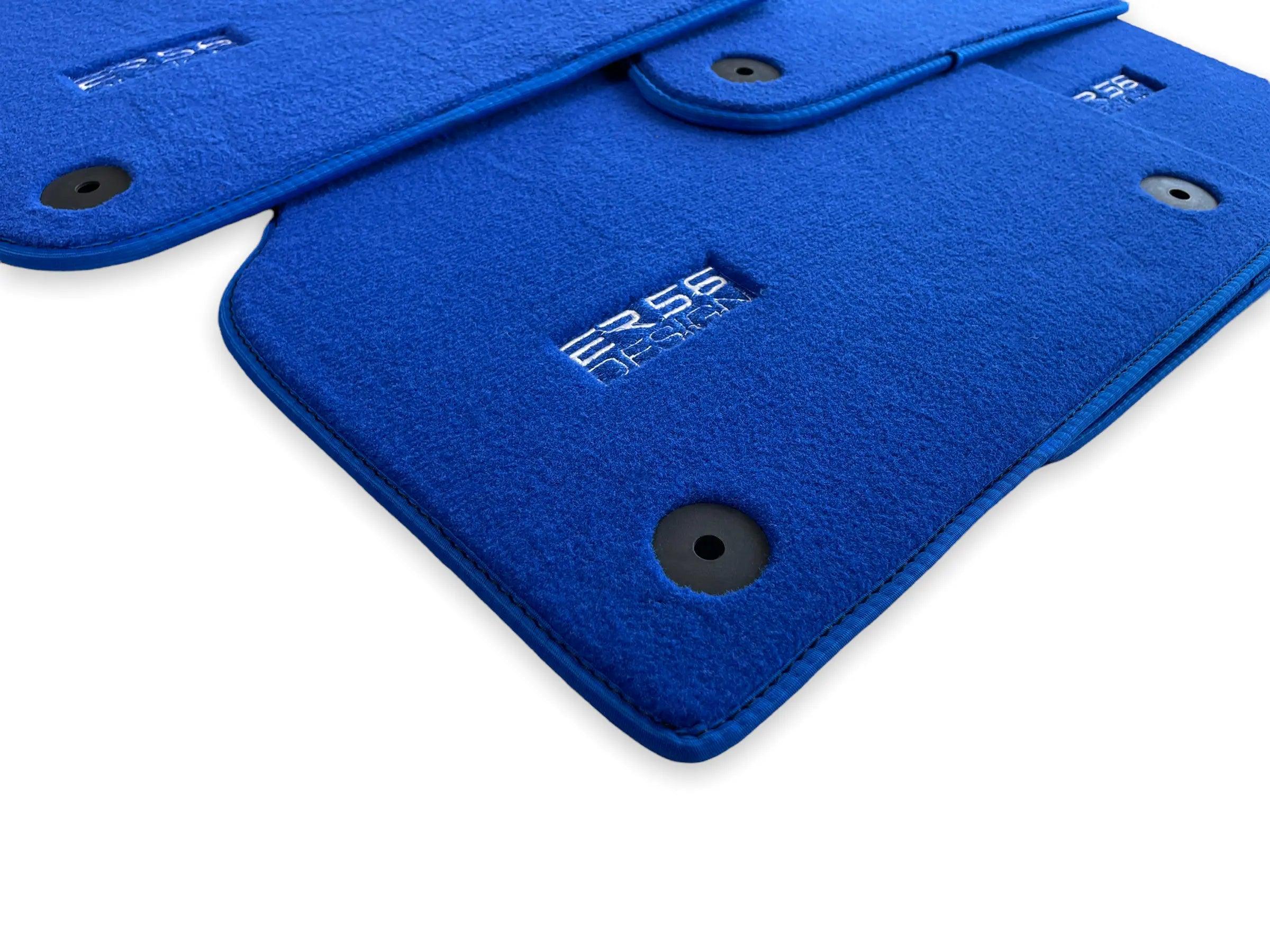 Blue Floor Mats for Audi Q5 FY Hybrid (2017-2023) | ER56 Design - AutoWin