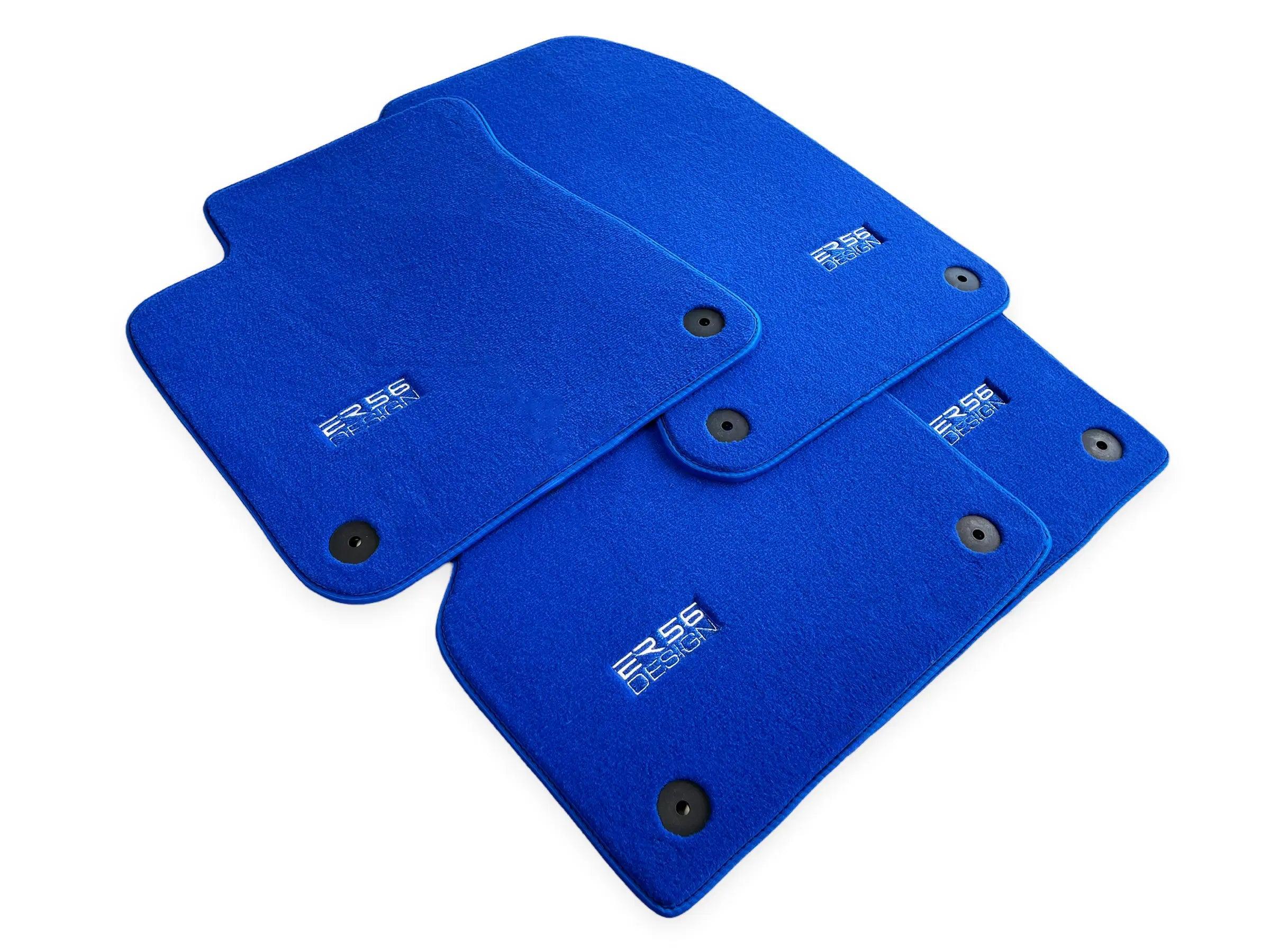 Blue Floor Mats for Audi Q5 FY Hybrid (2017-2023) | ER56 Design - AutoWin