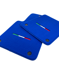 Blue Floor Mats For Ferrari 612 Scaglietti 2005-2011 Italian Edition - AutoWin