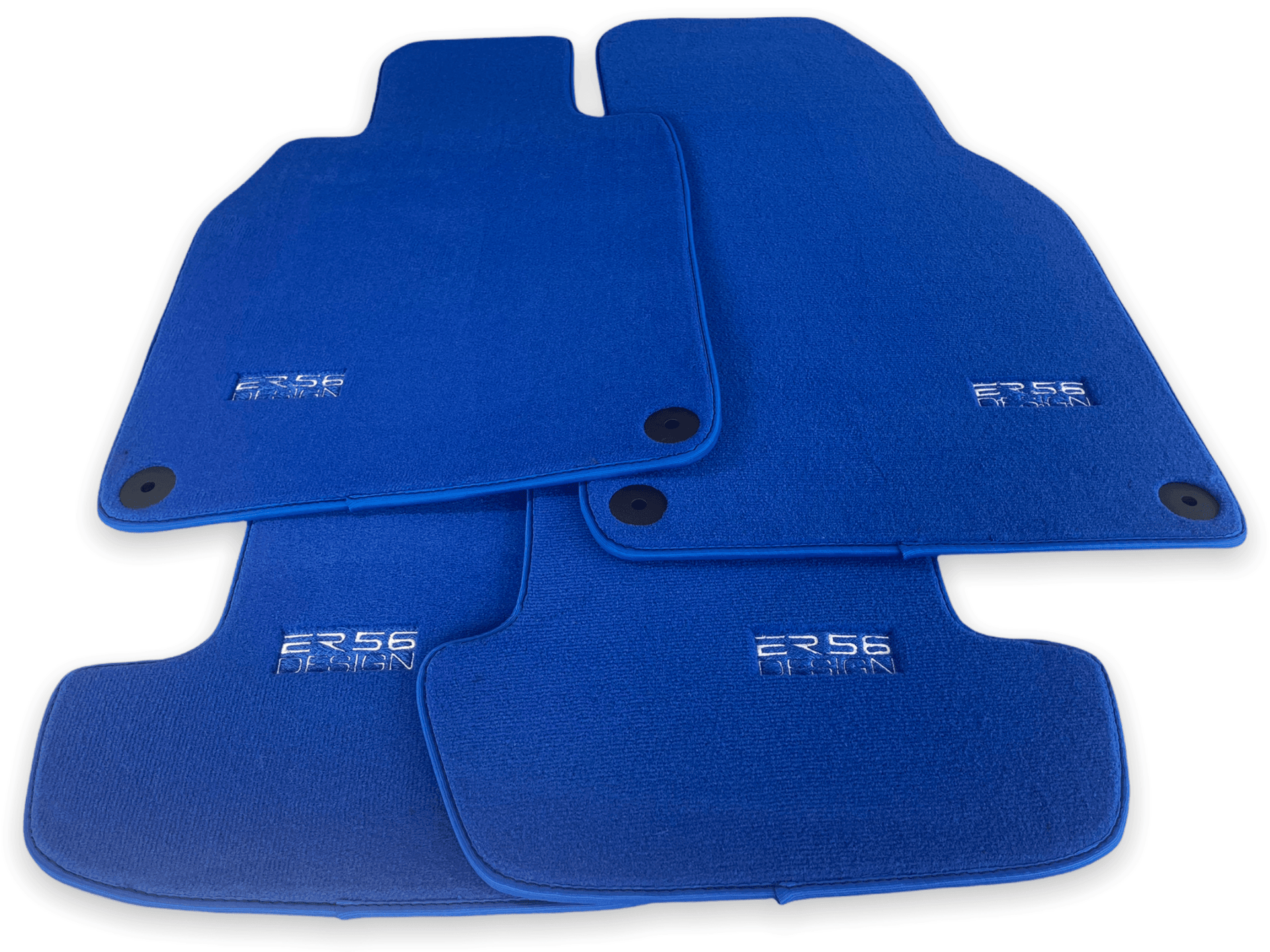 Blue Floor Mats for Porsche Panamera (2017-2023) | ER56 Design - AutoWin