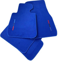 Blue Mats For BMW 5 Series E28 Sedan With M Package - AutoWin