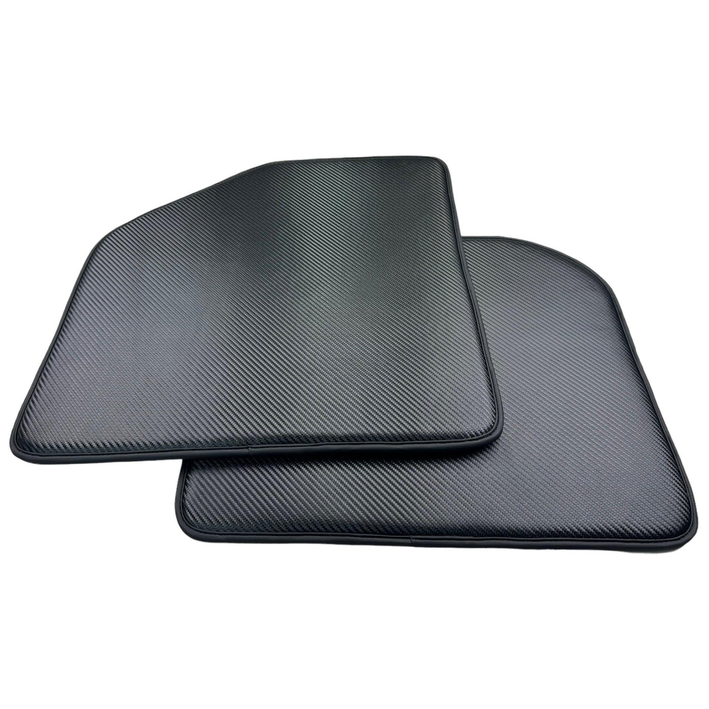Carbon Fiber Leather Floor Mats for Porsche Carrera GT (2004-2006) - AutoWin