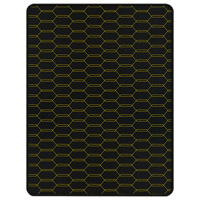 Customizable Leather Trunk Floor Mats with Interlaced Hex Pattern for Ferrari 488 Spider (2016-2022)