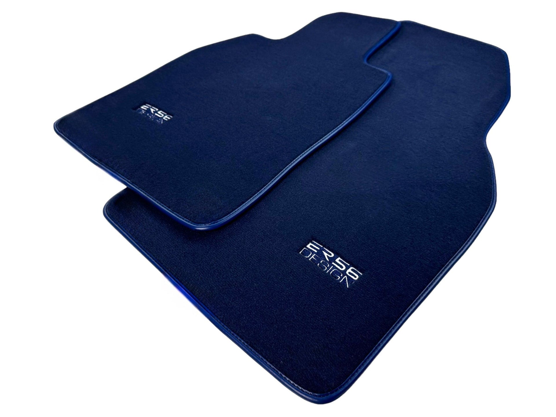 Dark Blue Floor Mats for Porsche 981 Cayman (2012–2016) | Er56 Design - AutoWin