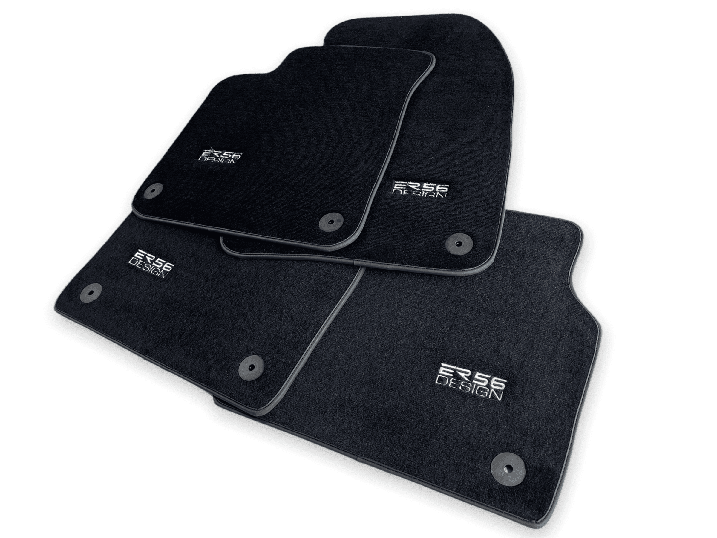 Floor Mats for Audi A4 - B7 Sedan (2005-2008) ER56 Design - AutoWin
