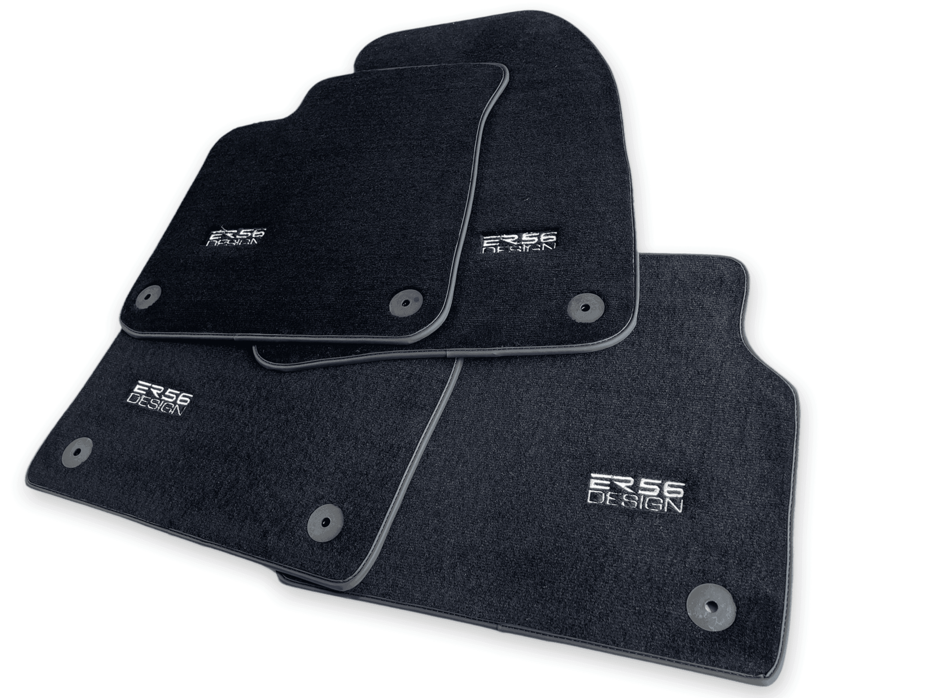 Floor Mats for Audi A4 - B8 Sedan (2008-2015) ER56 Design - AutoWin