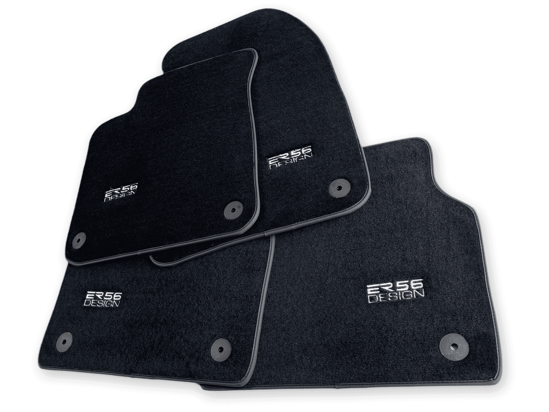 Floor Mats for Audi A6 - C6 Sedan Long (2004-2008) ER56 Design - AutoWin