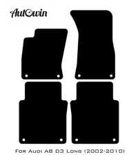 Floor Mats for Audi A8 D3 Long (2002-2010) ER56 Design - AutoWin