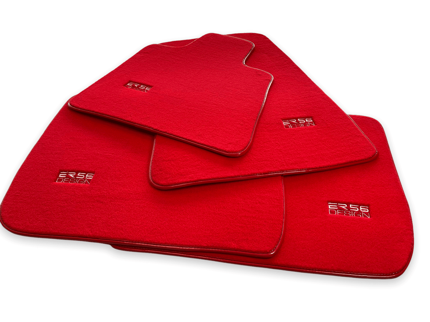 Floor Mats For Bentley Continental GT Red 2011–2018 Er56 Design - AutoWin