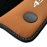 Floor Mats for Ferrari 458 Spider (2012-2015) with Cuoio Nappa Leather - AutoWin