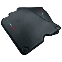 Floor Mats For Ferrari California T (2015-2018) Carbon Fiber Leather - AutoWin