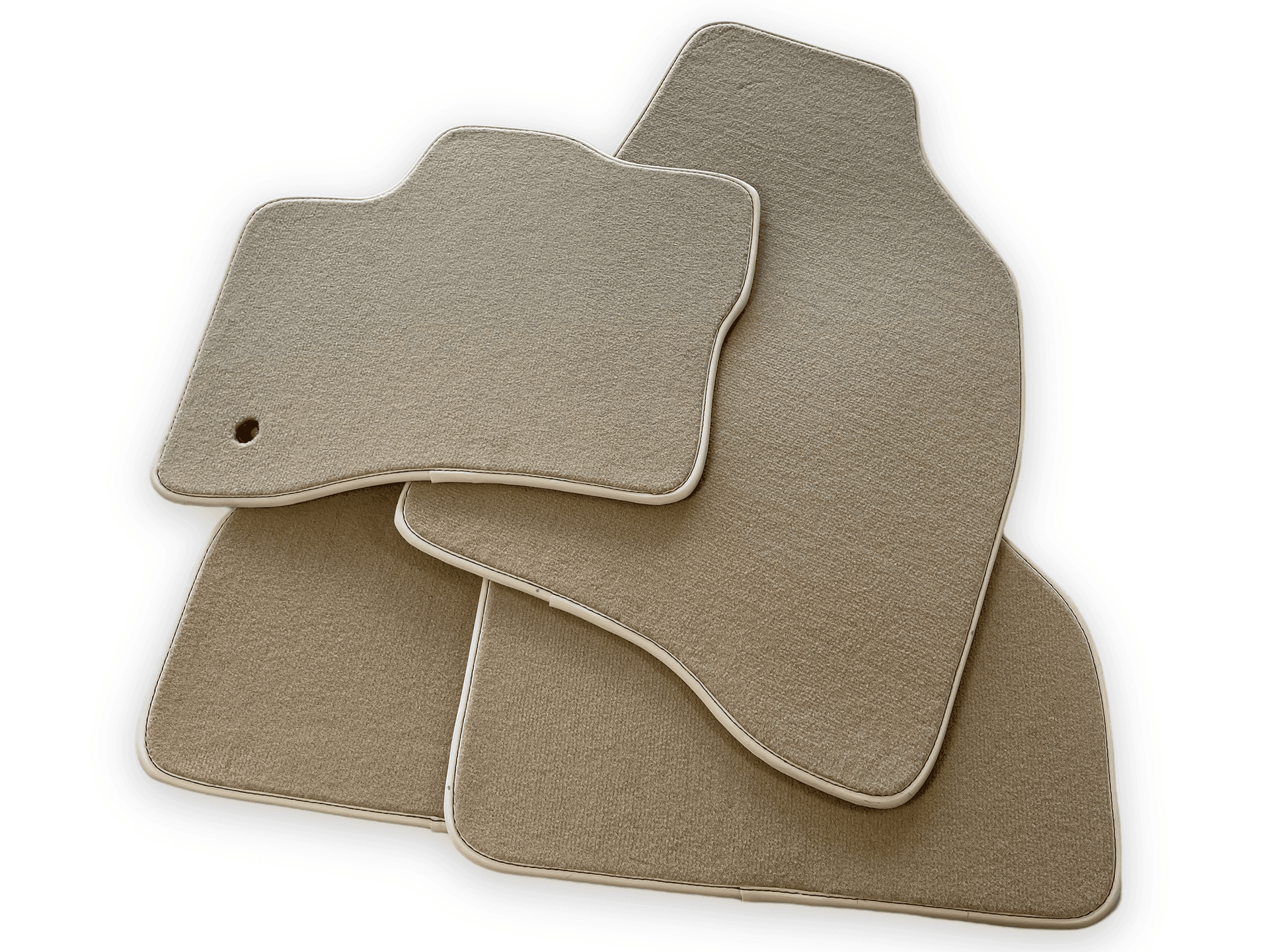 Floor Mats for Lincoln Continental (1939-1948) Sedan Beige Tailored Carpets - AutoWin