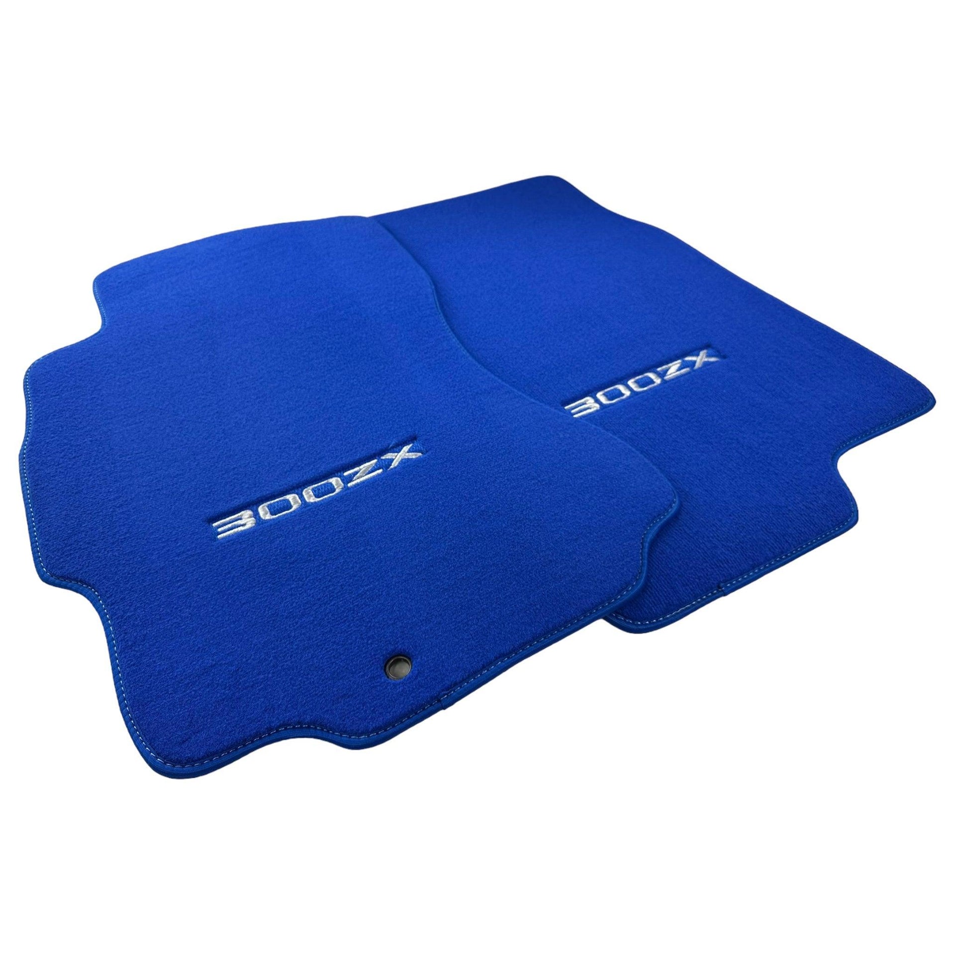 Floor Mats For Nissan 300ZX - Z32 (1990-2000) Tailored Blue Carpets - AutoWin