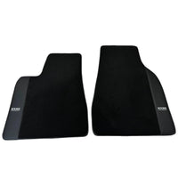 Floor Mats for Tesla Model X - 7 Seats (2016-2024) Black Tailored Carpets ER56 Design - AutoWin