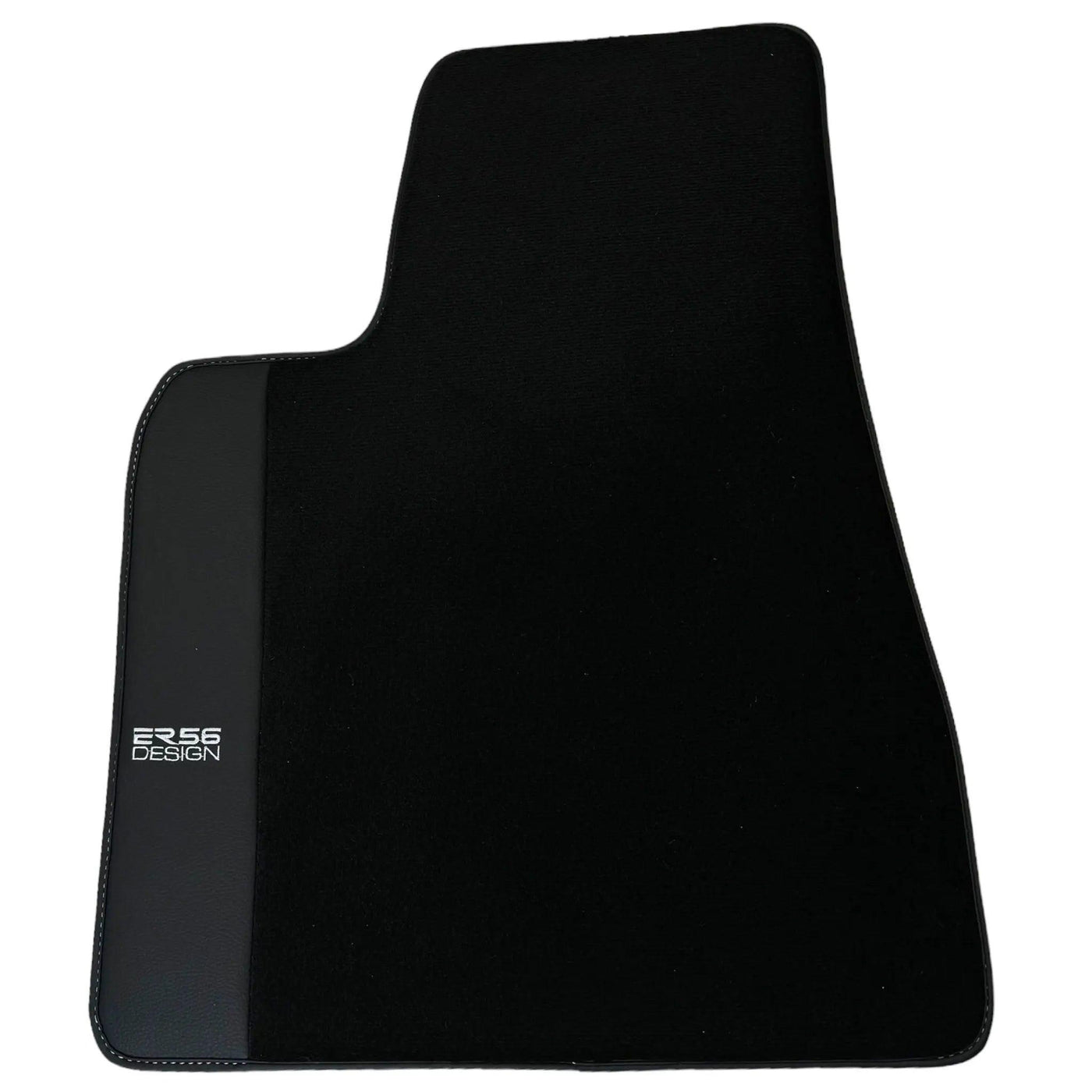 Floor Mats for Tesla Model X - 7 Seats (2016-2024) Black Tailored Carpets ER56 Design - AutoWin
