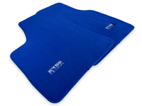 Floor Mats For Tesla Model X (7 Seats) Blue Tailored Carpets ER56 Design - AutoWin