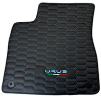 Floor Mats Set with Trunk Mat for Lamborghini Urus with Black Leather - AutoWin