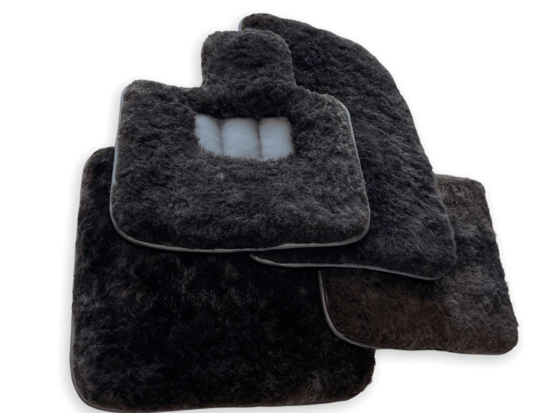 Genuine Sheepskin Floor Mats Bentley Bentayga Er56 Design Brand - AutoWin