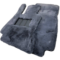 Gray Sheepskin Floor Mats for Mercedes Benz GLC-Class X254 SUV 300e 4Matic (2023-2024) | ER56 Design - AutoWin