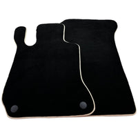 Black Floor Mats For Mercedes-Benz C-Class W204 (2007-2014) - AutoWin