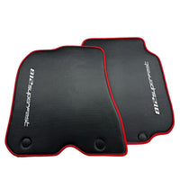 Carbon Fiber Leather Floor Mats For Ferrari 812 Superfast - AutoWin