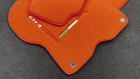 Red Floor Mats for Ferrari GTC4 Lusso (2016-2023) Italian Edition