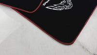 Black Floor Mats Red Trim for Pontiac Third Generation FireBird (1982-1992) Trans Am