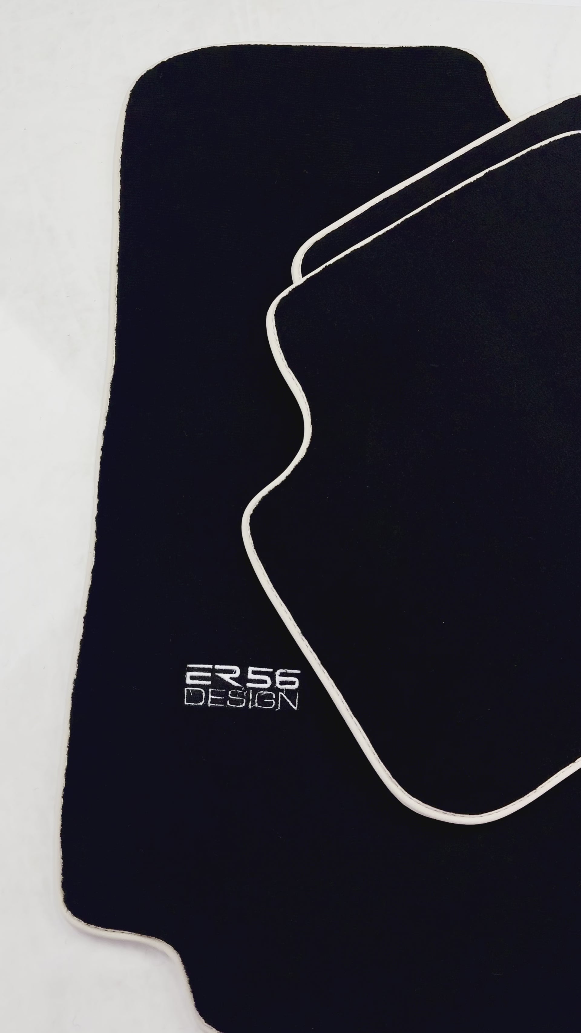 Black Floor Mats For Honda Accord (2002-2008) ER56 Design - ER56 Design