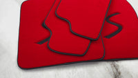Red Floor Mats for Mini Cabrio F57 Convertible (2016-2023)