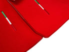 Red Floor Mats For Maserati Levante (2017-2023) Italy Edition - AutoWin