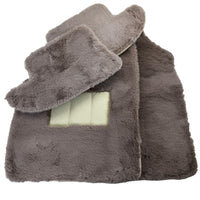 Sheepskin Floor Mats For Bentley Continental GTC (2018-2023) ER56 Design - AutoWin