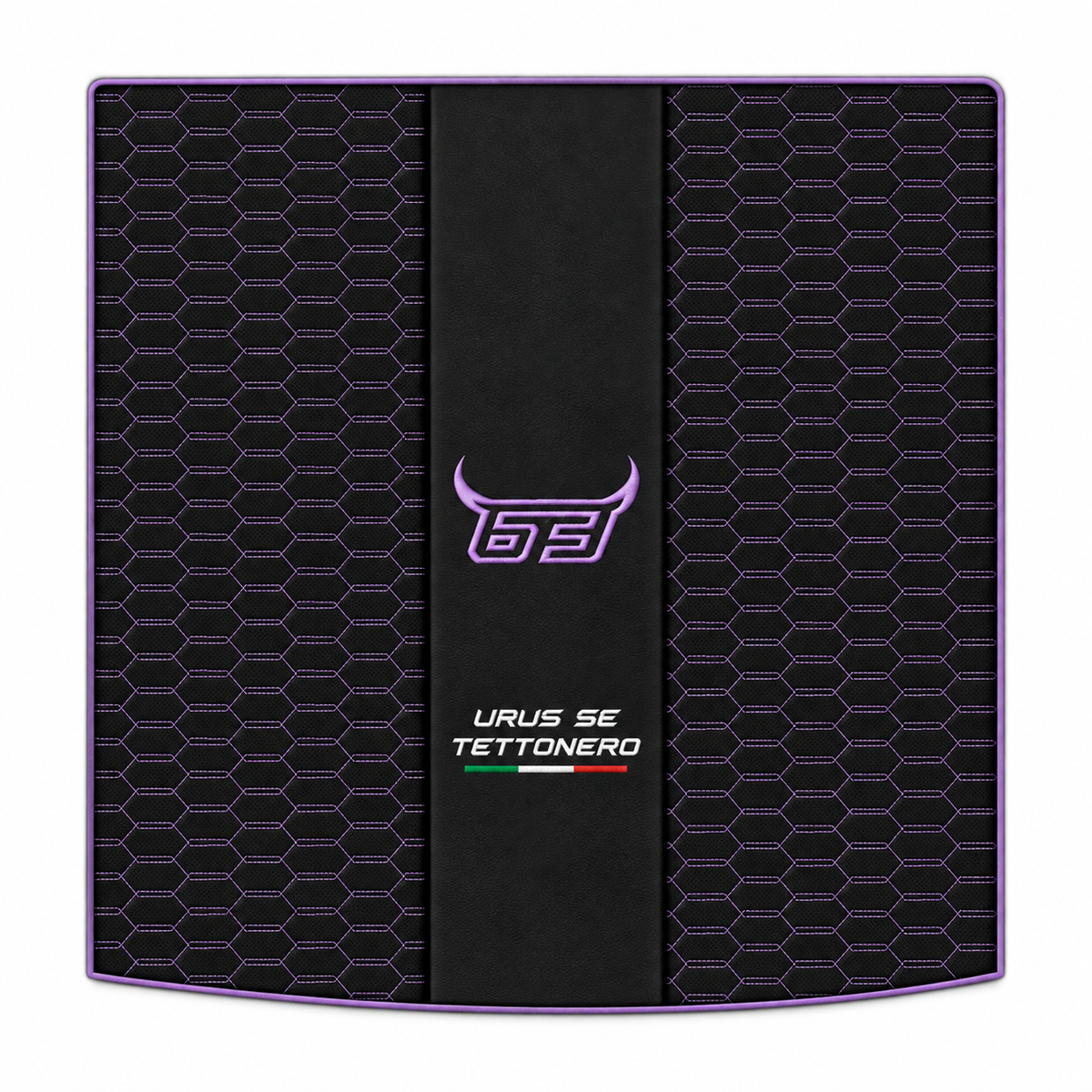 Blue Floor Mats For Lamborghini Urus With Carbon Leather