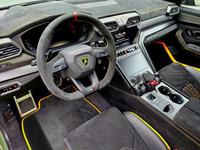 Customizable Black Floor Mats For Lamborghini Urus With Alcantara Leather