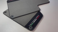 Gray Floor Mats for Lamborghini Huracan With Alcantara Leather