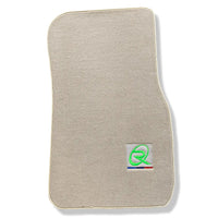 Beige Floor Mats For BMW 1 Series F20 Brand Tailored Set Perfect Fit Green - AutoWin