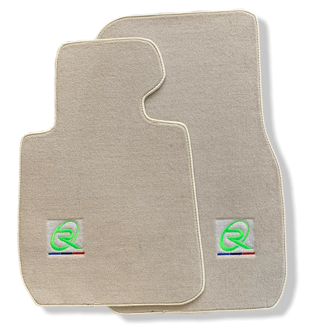 Beige Floor Mats For BMW 3 Series F30 Brand Tailored Set Perfect Fit - AutoWin
