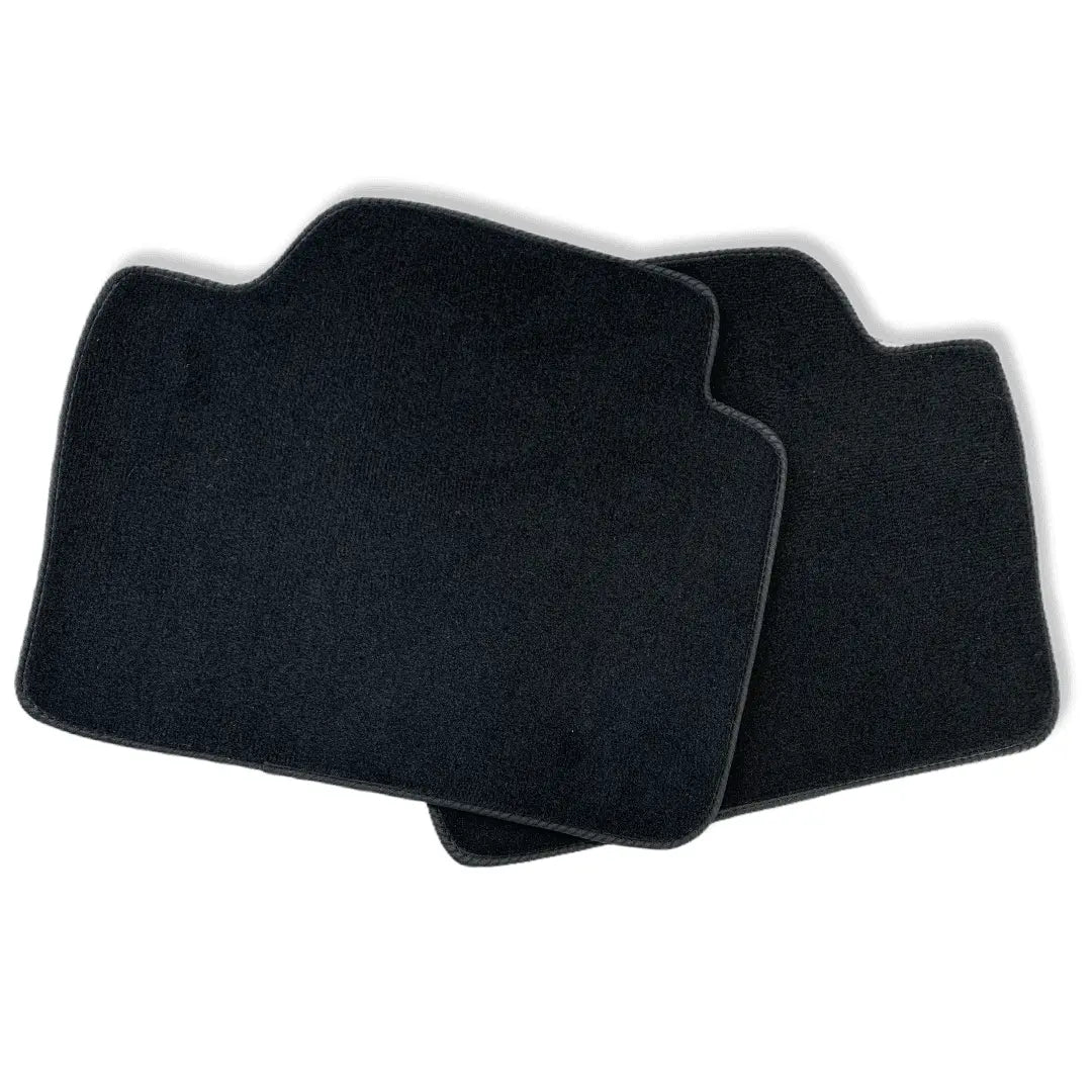Black Floor Mats For BMW 5 Series E39 With Color Stripes Tailored Set Perfect Fit - AutoWin