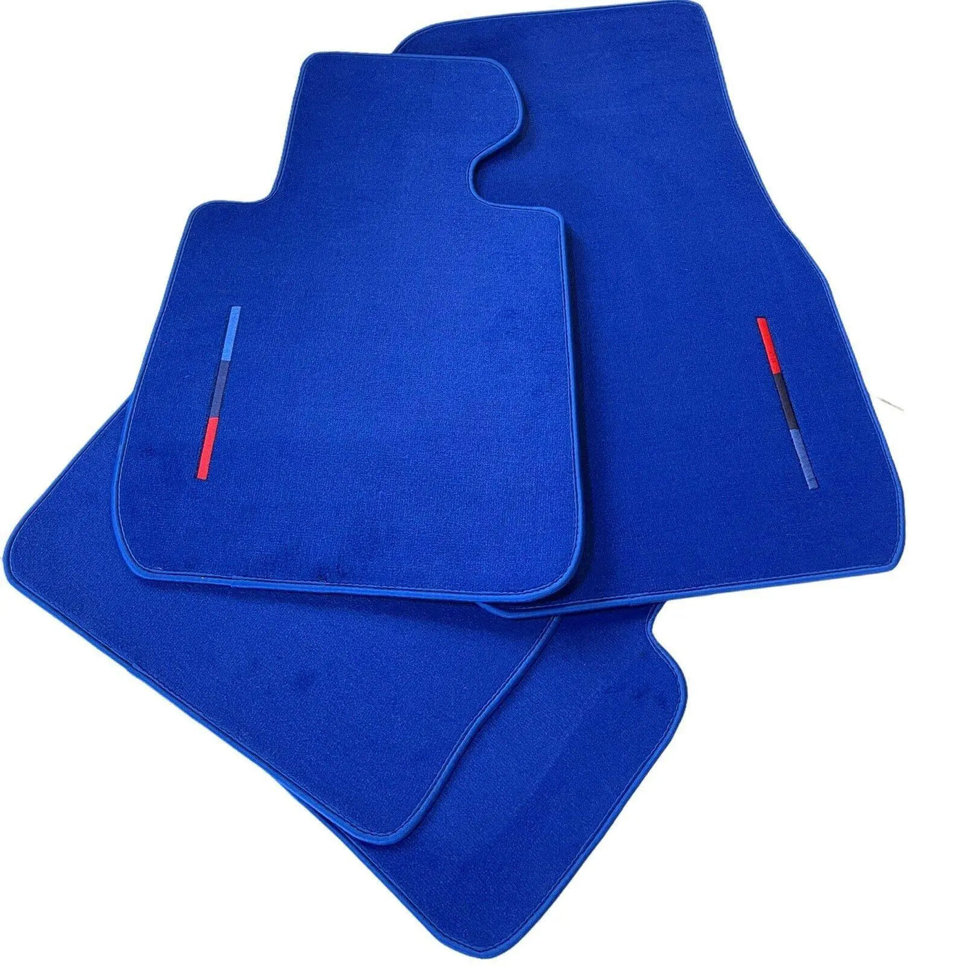 Blue Floor Mats For BMW M4 Series F83 With M Package - AutoWin