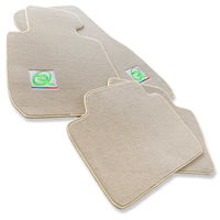 Floor Mats For BMW 1 Series E82 Beige Tailored Set Perfect Fit - AutoWin