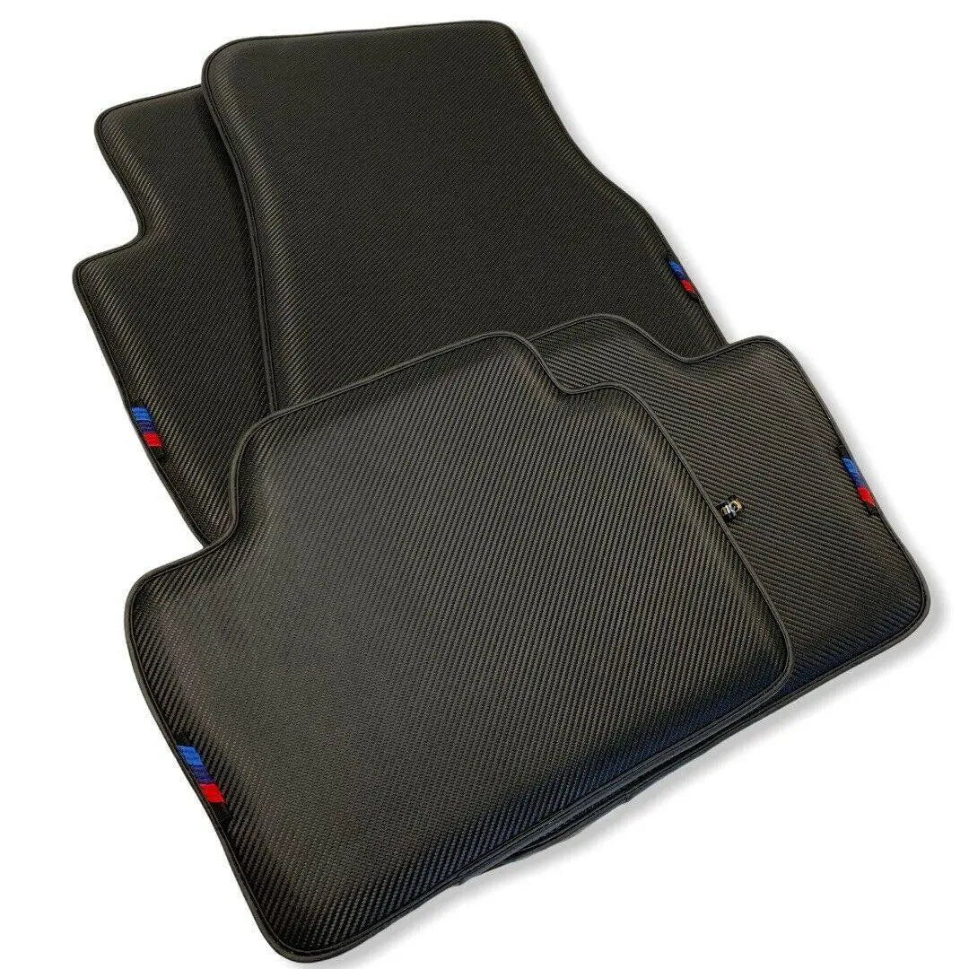 Floor Mats For BMW 2 Series F45 Autowin Brand Carbon Fiber Leather - AutoWin
