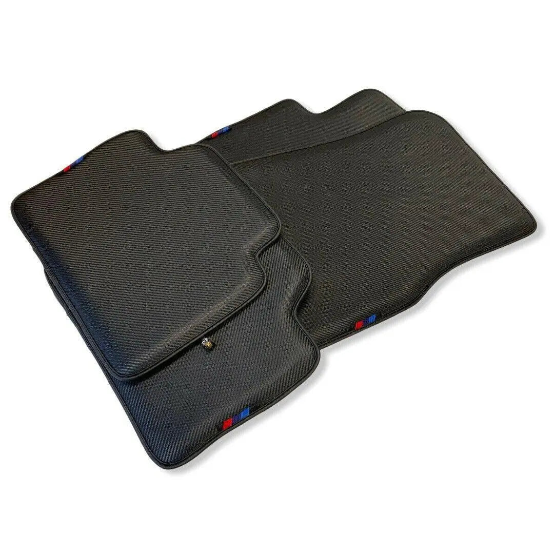 Floor Mats For BMW 2 Series F45 Autowin Brand Carbon Fiber Leather - AutoWin