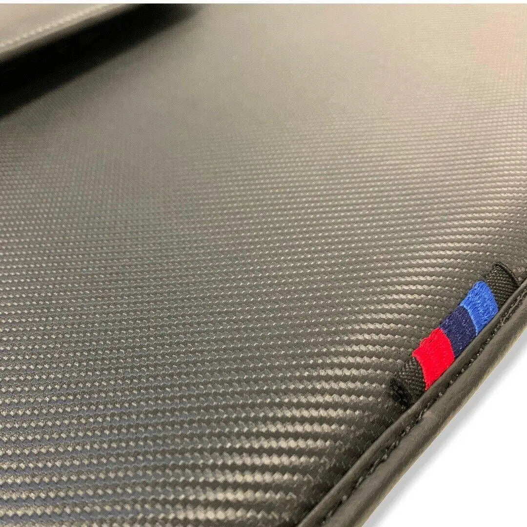 Floor Mats For BMW 2 Series F45 Autowin Brand Carbon Fiber Leather - AutoWin