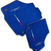 Floor Mats For Ferrari 458 Spider 2012-2015 Blue Autowin Brand Italian Edition - AutoWin