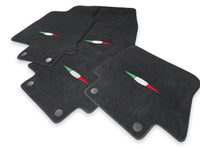 Floor Mats For Maserati GranCabrio I (2010-2019) Black IT Edition - AutoWin
