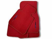 Red Floor Mats For BMW 1 Series E87 With M Package - AutoWin