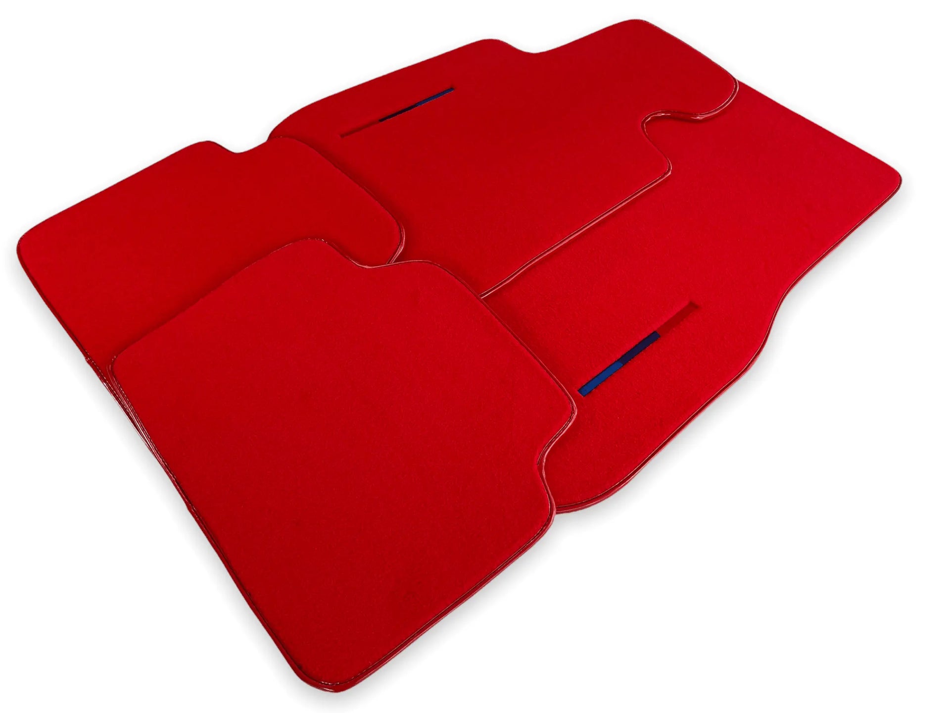 Red Floor Mats For BMW M3 F80 Series - AutoWin