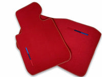 Red Floor Mats For BMW X3 Series G01 With M Package - AutoWin