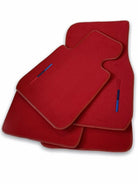 Red Floor Mats For BMW X3 Series G01 With M Package - AutoWin