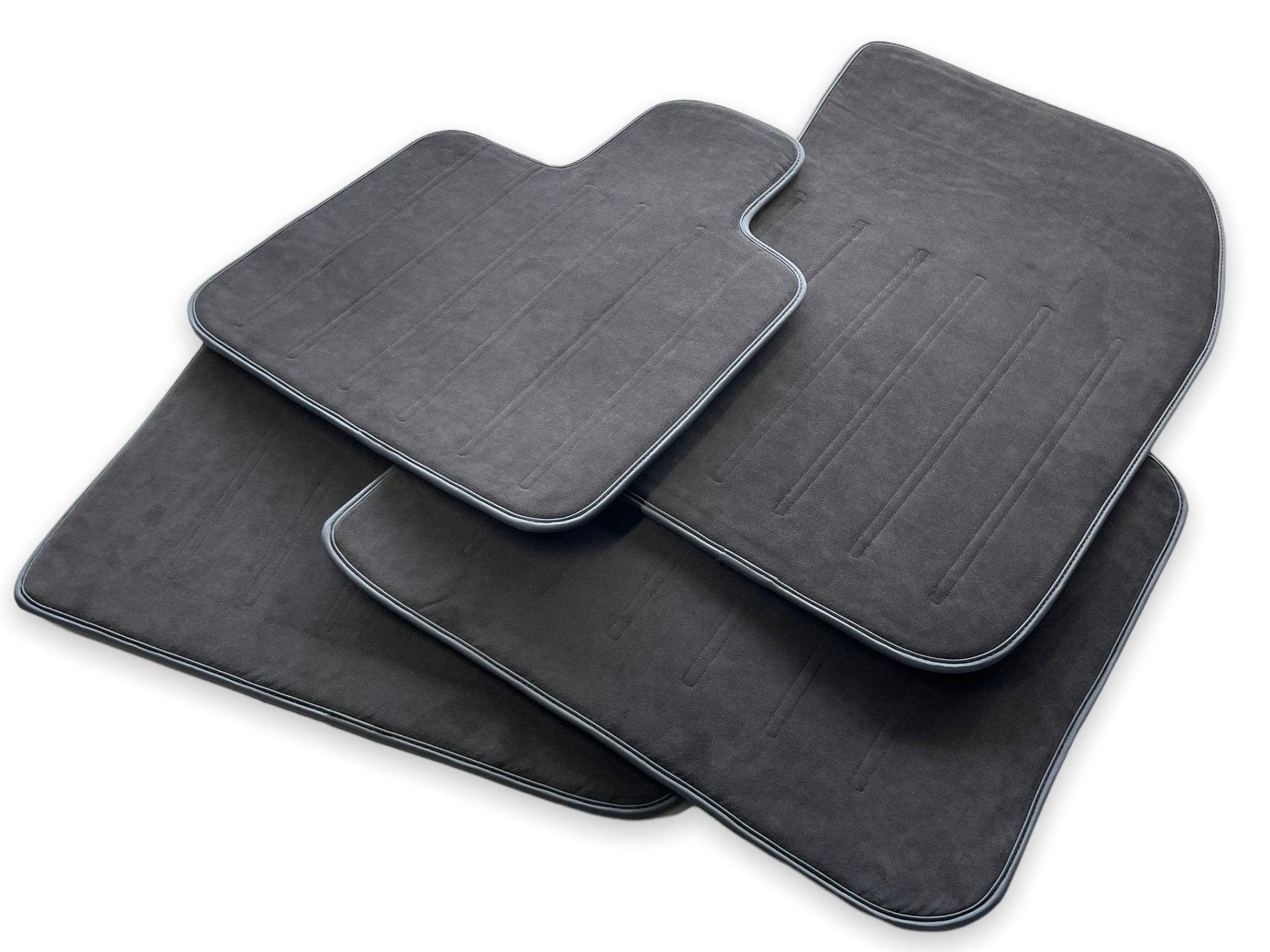Alcantara Floor Mats For Rolls Royce Black Badge Dawn - AutoWin