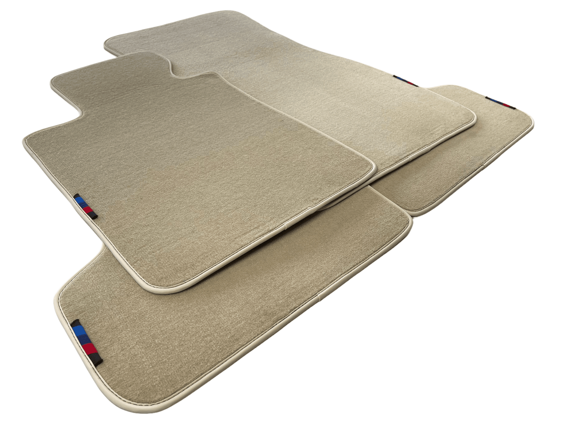 Beige Floor Mats For BMW 2 Series F22 With M Package - AutoWin